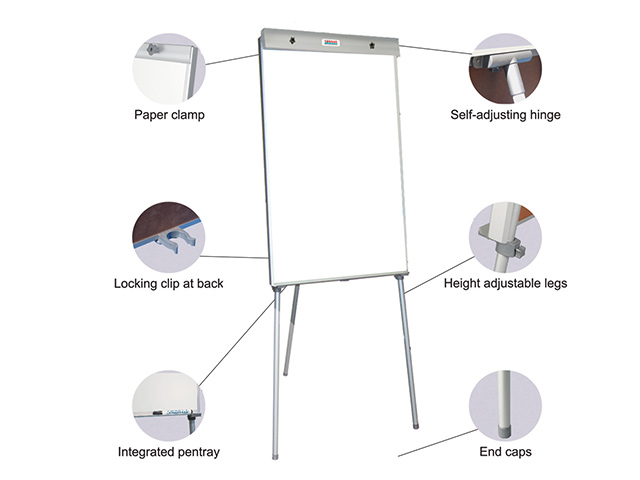 BD9131 Non Magnetic Flip Chart Stand